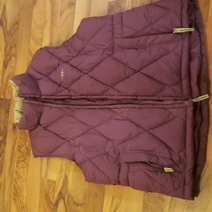 Cowgirl Up purple puffer vest